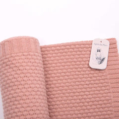 MOULIN ROTY Wool Blend Blanket 86x75cm “Après la pluie“