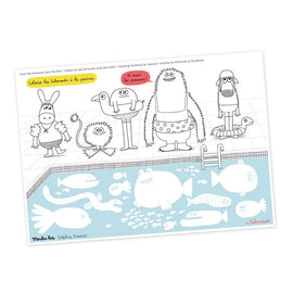 MOULIN ROTY Set of 40 color Table sets “Les Schmouks“