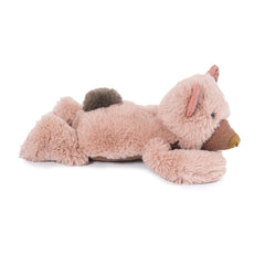 MOULIN ROTY Bear doll pink bear Aubépine “Rendez-vous chemin du loup“