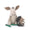 MOULIN ROTY Soft toy snow rabbit “Rendez-vous chemin du loup“