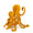 MOULIN ROTY Soft Toy Large Octopus “Tout autour du monde”
