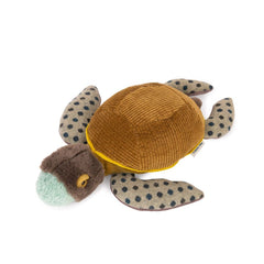 MOULIN ROTY Soft toy small turtle “Tout autour du monde“
