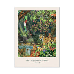 MOULIN ROTY Poster Exotic Paradise 30x40cm "Tout autour du monde"