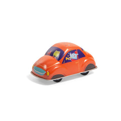 MOULIN ROTY Friction car orange “Jouets métal“