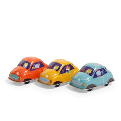 MOULIN ROTY Friction car orange “Jouets métal“