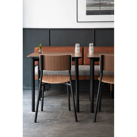 TIPTOE Chair SSD Walnut Steel Legs 82cm