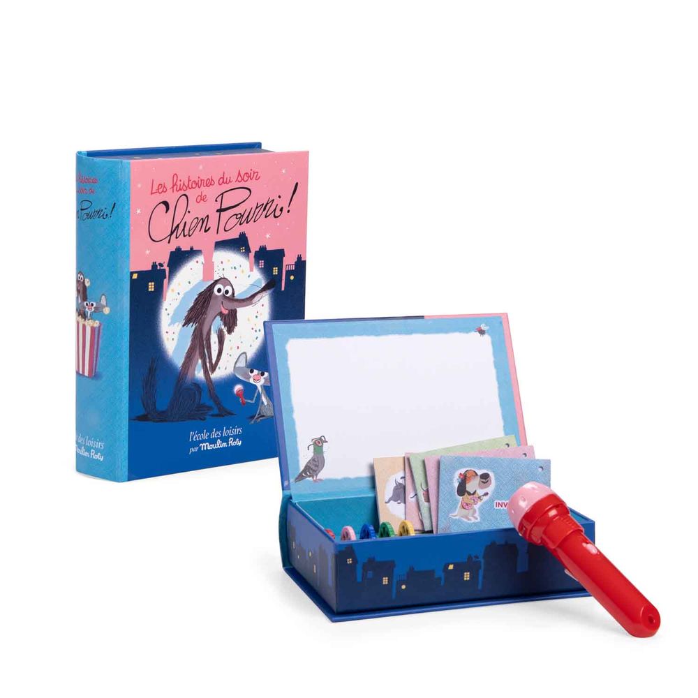 MOULIN ROTY Storybook Torch Dumpster Dog "L'école des loisirs