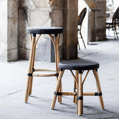 SIKA DESIGN Stool Simone Rattan 45cm