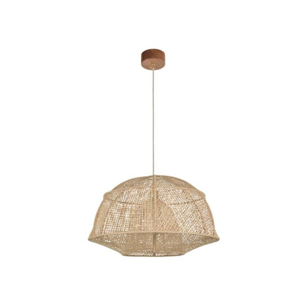 MARKET SET Suspension Light Odyssée XL Raffia Wood 58cm