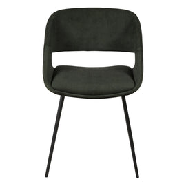 ZAGO Dining Chair Ada metal legs velvet