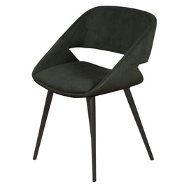 ZAGO Dining Chair Ada metal legs velvet