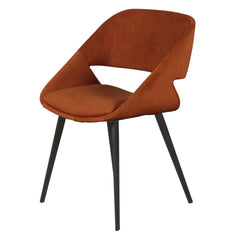 ZAGO Dining chair Ada metal legs velvet