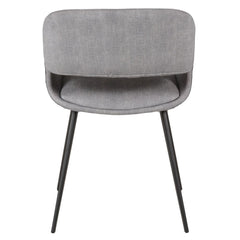 ZAGO Dining chair Ada metal legs velvet