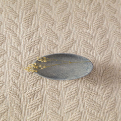 AFK LIVING Braided Rug Leaves Beige