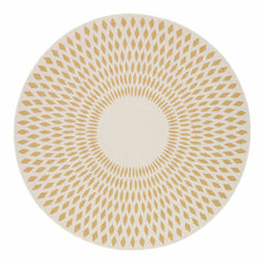 AFK LIVING Round Rug Diamond Illusion Honey