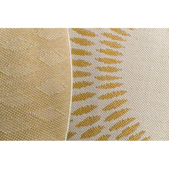 AFK LIVING Round Rug Diamond Illusion Honey
