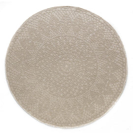 AFK LIVING Round Rug Crochet Ivory Ø160cm