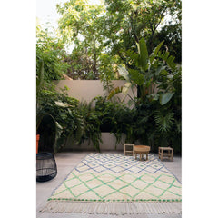 AFK LIVING Handmade Berber Rug Majorelle Multicolor
