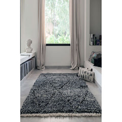 AFK LIVING Handmade Berber Rug Jemaa Grey