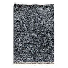 AFK LIVING Handmade Berber Rug Jemaa Grey