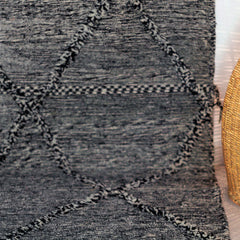 AFK LIVING Handmade Berber Rug Souk Grey
