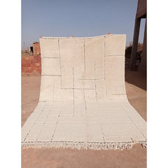 AFKLIVING Handmade Berber Rug El Badi Beige
