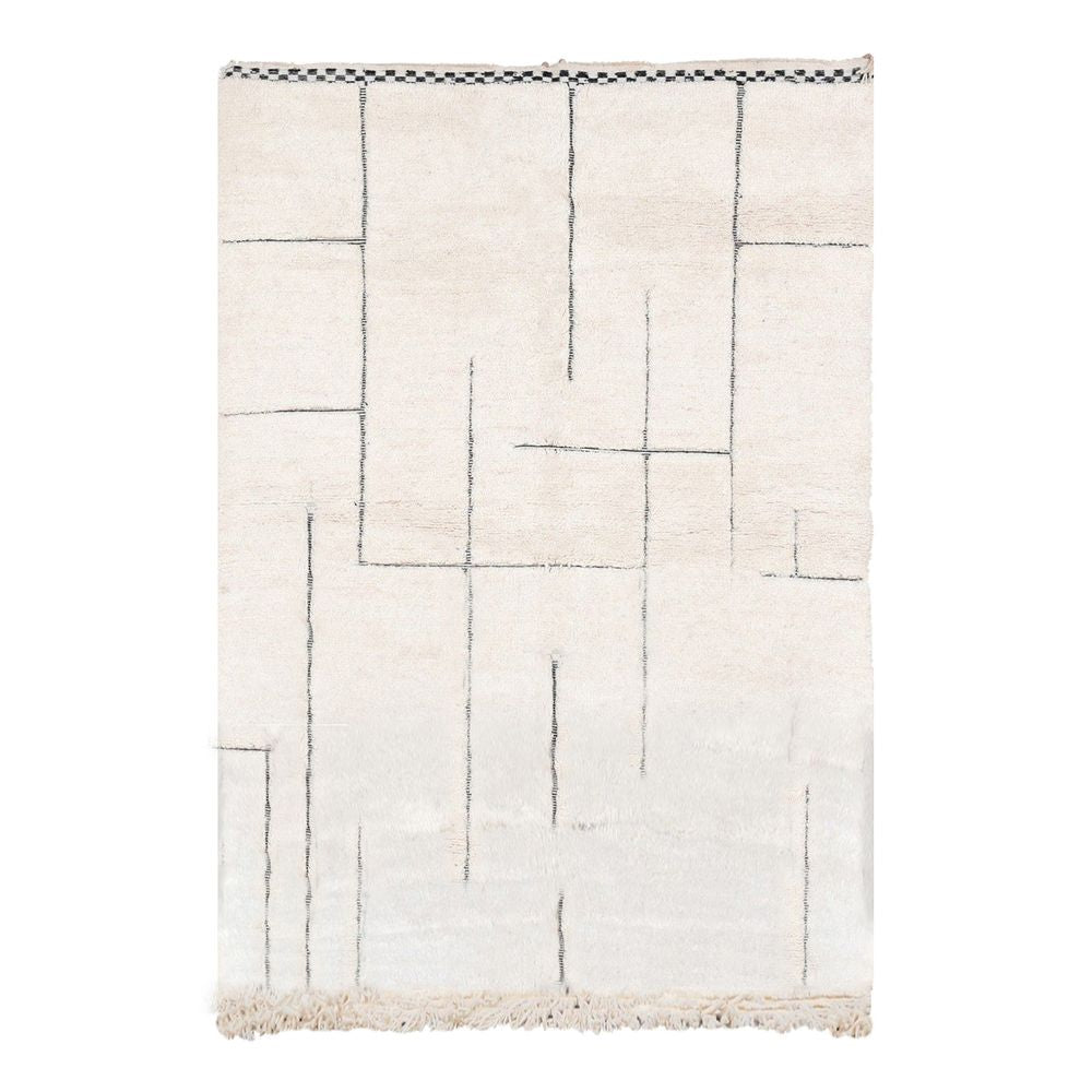 AFKLIVING Handmade Berber Rug El Badi Beige