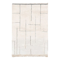 AFKLIVING Handmade Berber Rug El Badi Beige