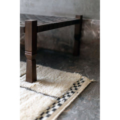 AFKLIVING Handmade Berber Rug El Badi Beige
