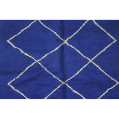 AFK LIVING Handmade Berber Rug Essaouira Blue