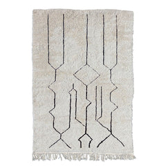 AFK LIVING Handmade Berber Rug Casablanca Ivory