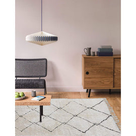 AFK LIVING Handmade Berber Rug Ifran Ivory