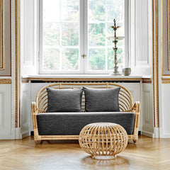 SIKA DESIGN Sofa Charlottenborg 2-seater Rattan