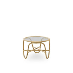 SIKA DESIGN Coffee Table Charlottenborg Rattan & Glass