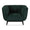 ZAGO Armchair Amaro metal legs velvet