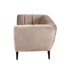 ZAGO Sofa 2-seater Amaro metal legs velvet