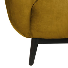 ZAGO Sofa 2-seater Amaro metal legs velvet