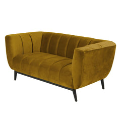 ZAGO Sofa 2-seater Amaro metal legs velvet