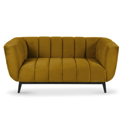 ZAGO Sofa 2-seater Amaro metal legs velvet