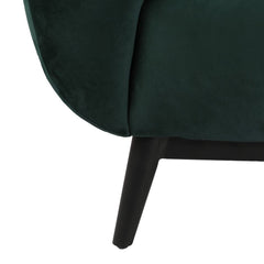 ZAGO Sofa 2-seater Amaro metal legs velvet
