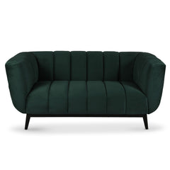 ZAGO Sofa 2-seater Amaro metal legs velvet