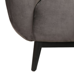 ZAGO Sofa 2-seater Amaro metal legs velvet