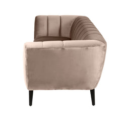 ZAGO Sofa 3-seater Amaro metal legs velvet
