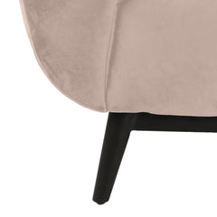 ZAGO Sofa 3-seater Amaro metal legs velvet