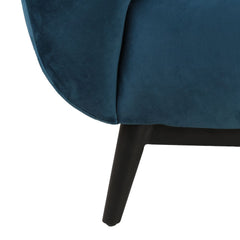 ZAGO Sofa 3-seater Amaro metal legs velvet