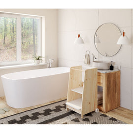 MATHY BY BOLS Montessori Observation Tower Asymetry pine wood 52x88cm