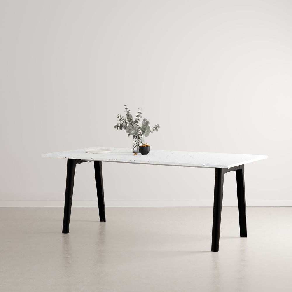 TIPTOE Dining Table New Modern Recycled Plastic Steel 190cm