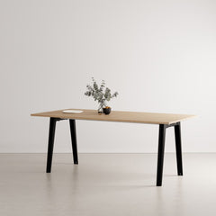 TIPTOE Dining Table New Modern Oak Steel Legs 190cm