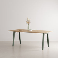TIPTOE Dining Table New Modern Oak Steel Legs 190cm