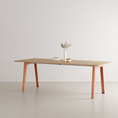 TIPTOE Dining Table New Modern Oak Steel Legs 220cm